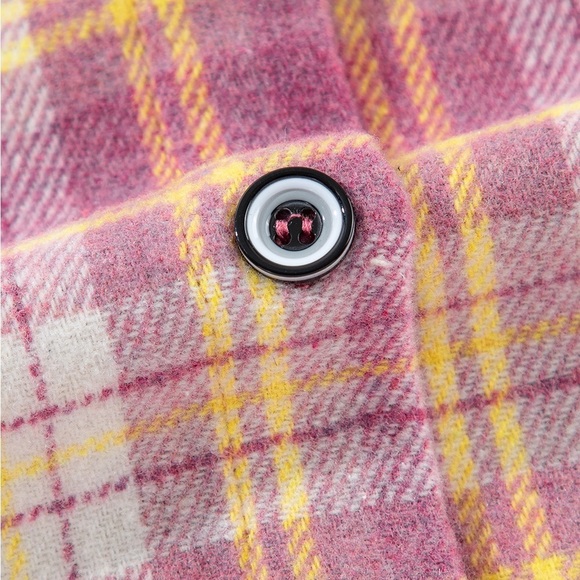 Pink Flannel Oversized Shirt - Picture 3 of 4